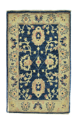 Ziegler Carpet - 96 x 62 cm - mørkeblå