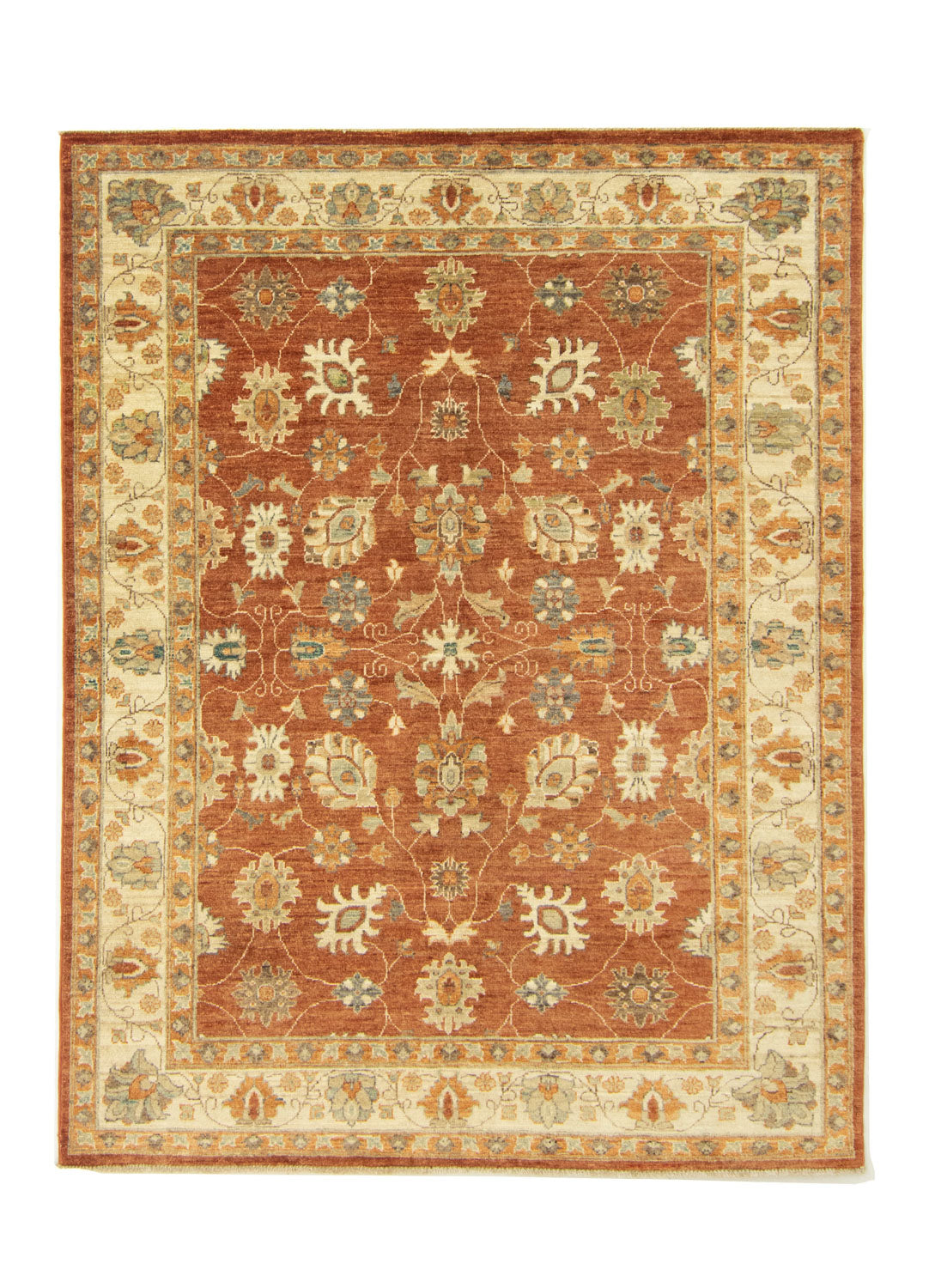 Ziegler Carpet - 198 x 152 cm - rust