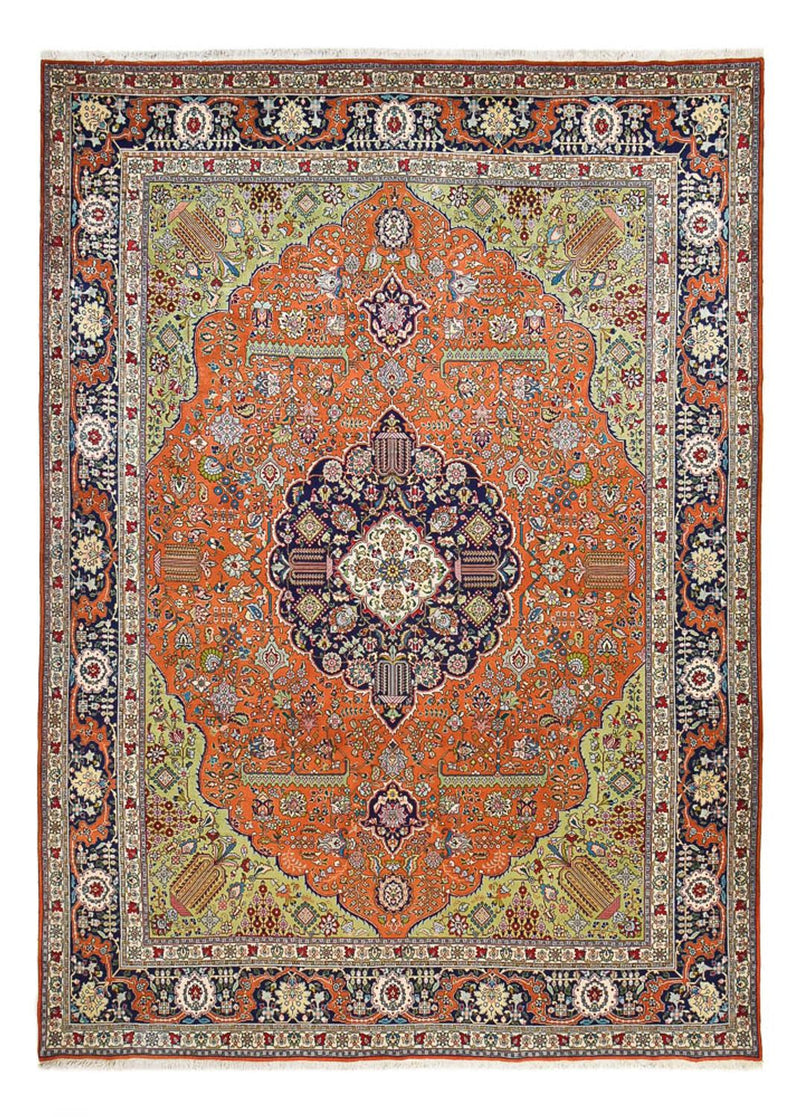Persisk tæppe - Tabriz - Royal - 408 x 293 cm - orange