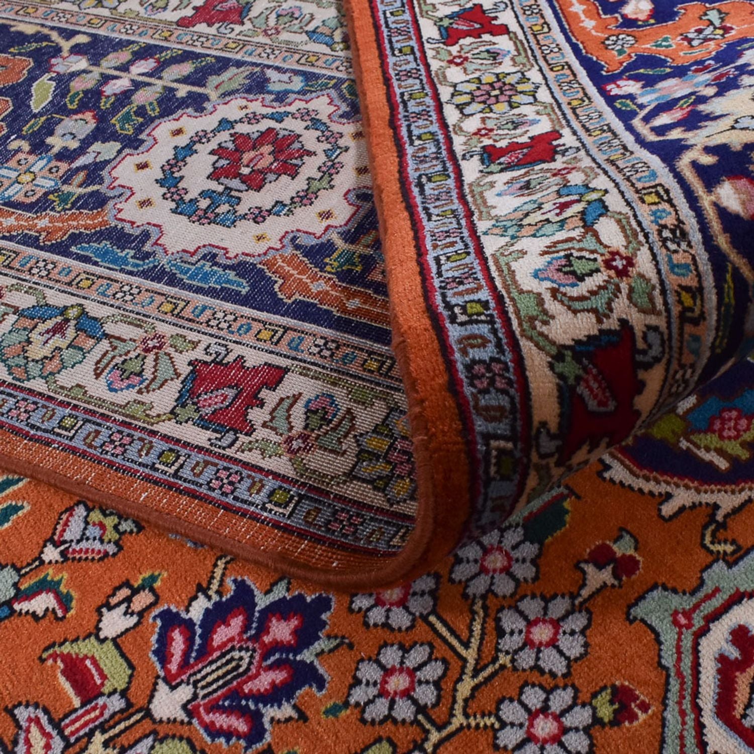 Persisk tæppe - Tabriz - Royal - 408 x 293 cm - orange
