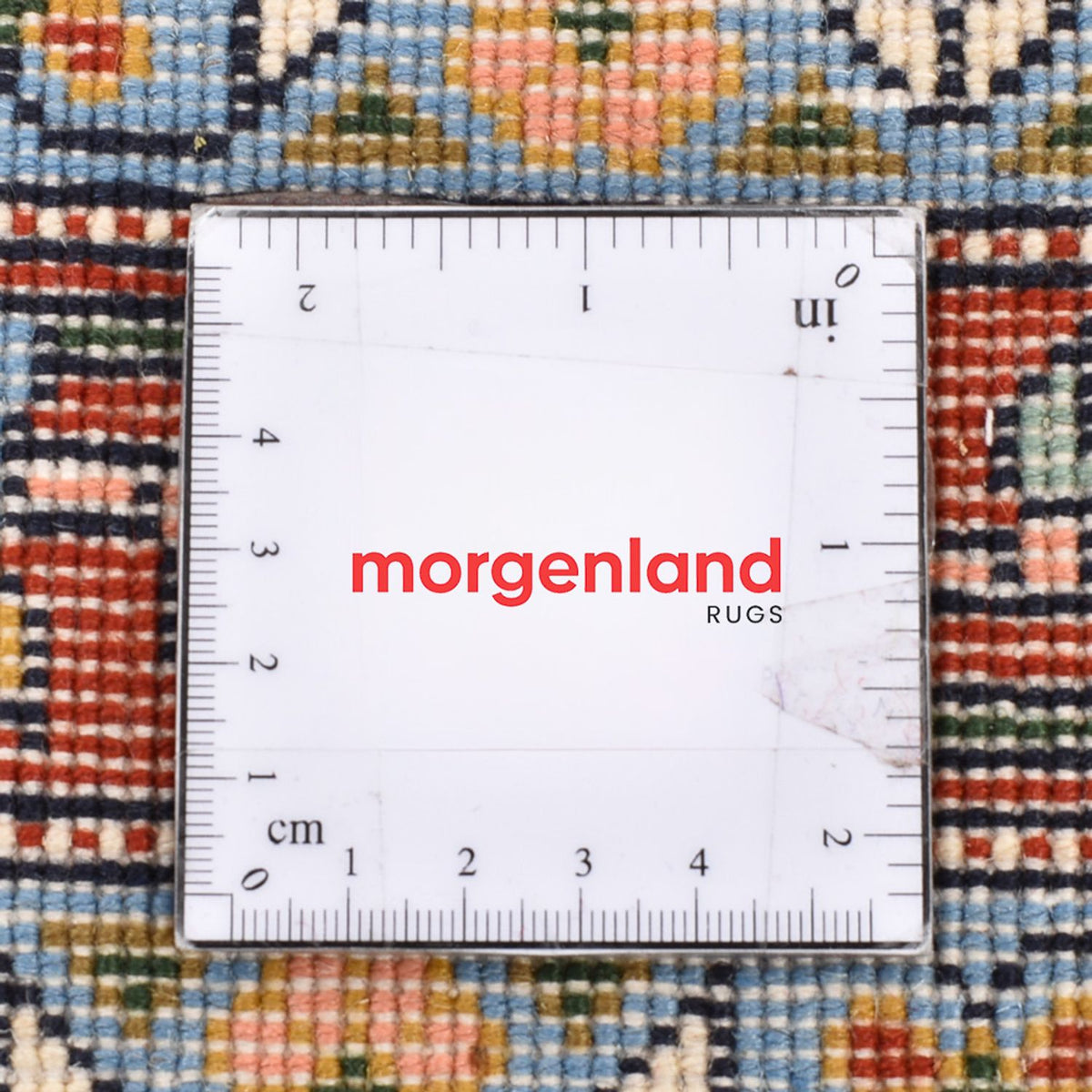 Persisk tæppe - Nomadisk firkantet  - 105 x 100 cm - creme