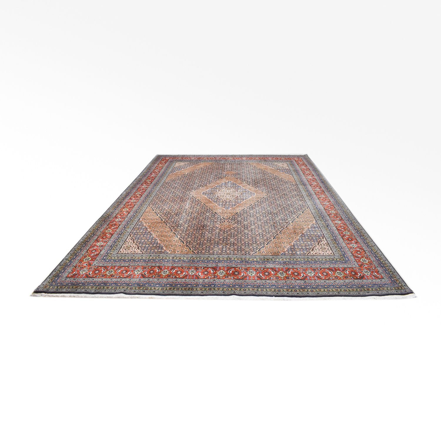 Persisk tæppe - Nomadisk - Royal - 400 x 292 cm - lys mocca