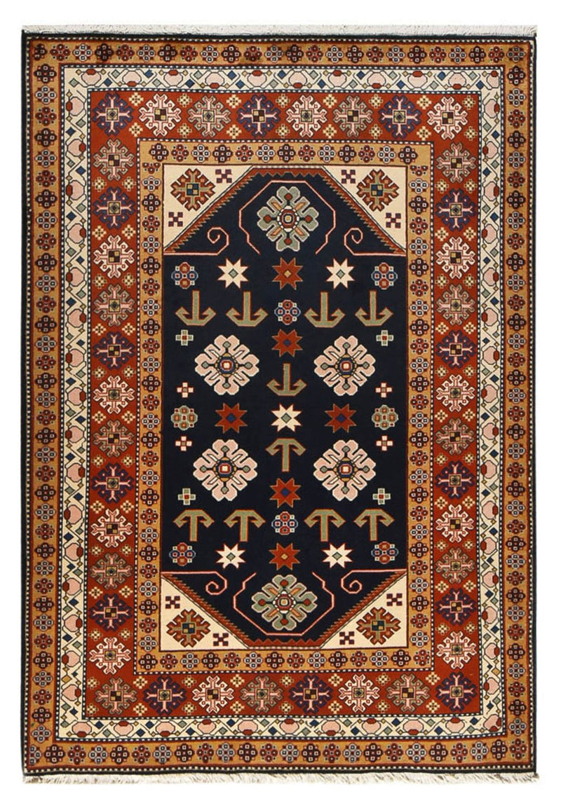 Persisk tæppe - Nomadisk - 197 x 136 cm - mørkeblå