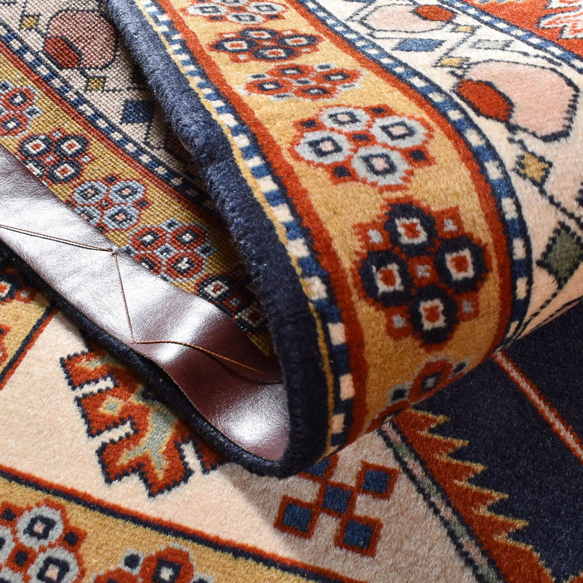 Persisk tæppe - Nomadisk - 197 x 136 cm - mørkeblå