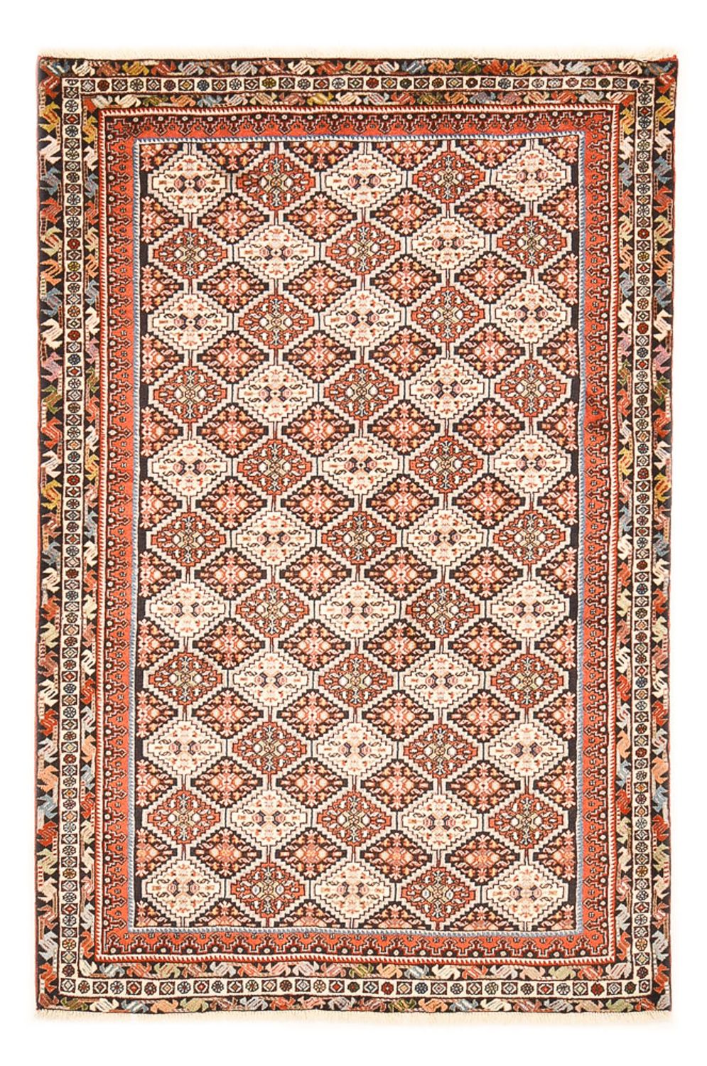 Persisk tæppe - Nomadisk - 180 x 116 cm - lys brun