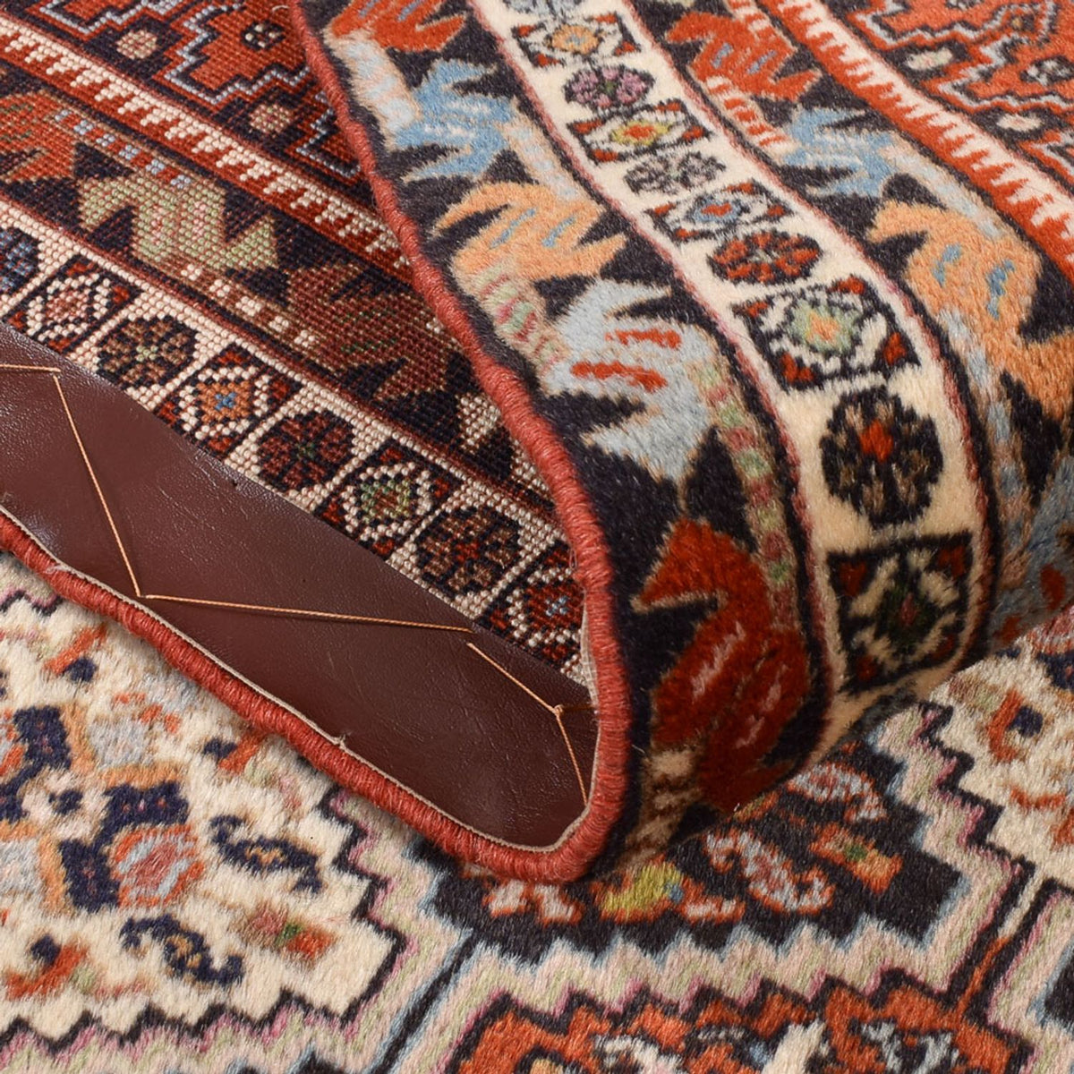 Persisk tæppe - Nomadisk - 180 x 116 cm - lys brun