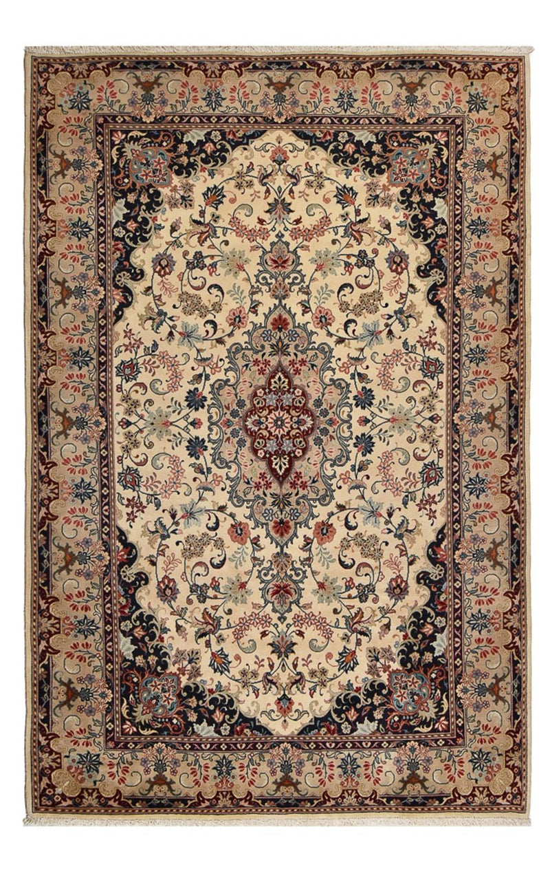 Persisk tæppe - Keshan - 302 x 197 cm - beige