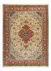 Mashhad Tæppe 213x287cm - Persisk tæppe - Rektangulær / Beige / 213 x 287 cm Rektangulær