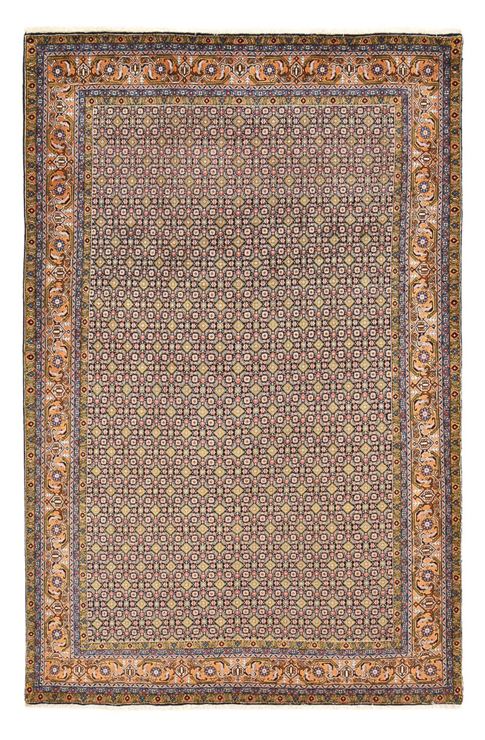 Persisk tæppe - Nomadisk - 295 x 193 cm - mørk beige