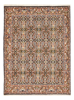 Persisk tæppe - Bijar - 226 x 169 cm - lys mocca