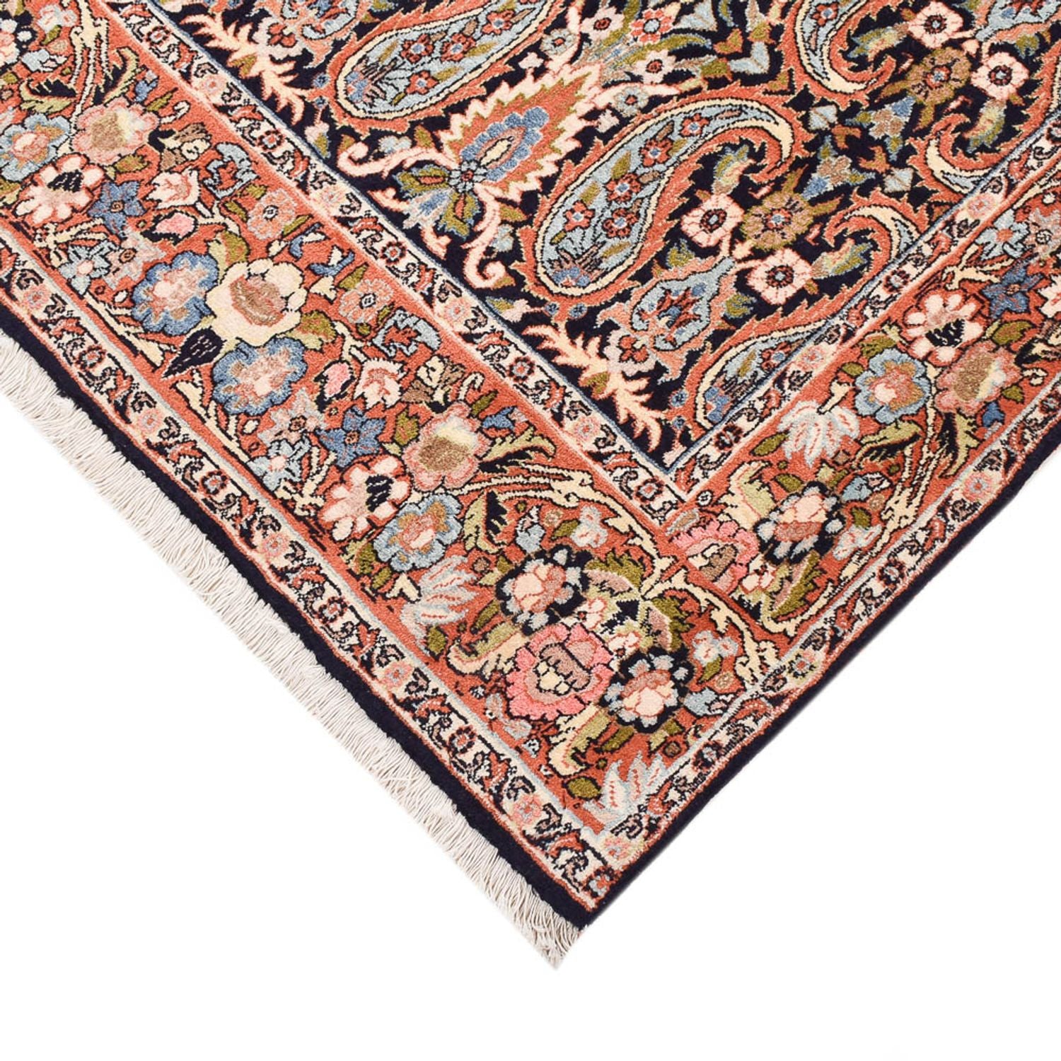 Persisk tæppe - Bijar - 226 x 169 cm - lys mocca