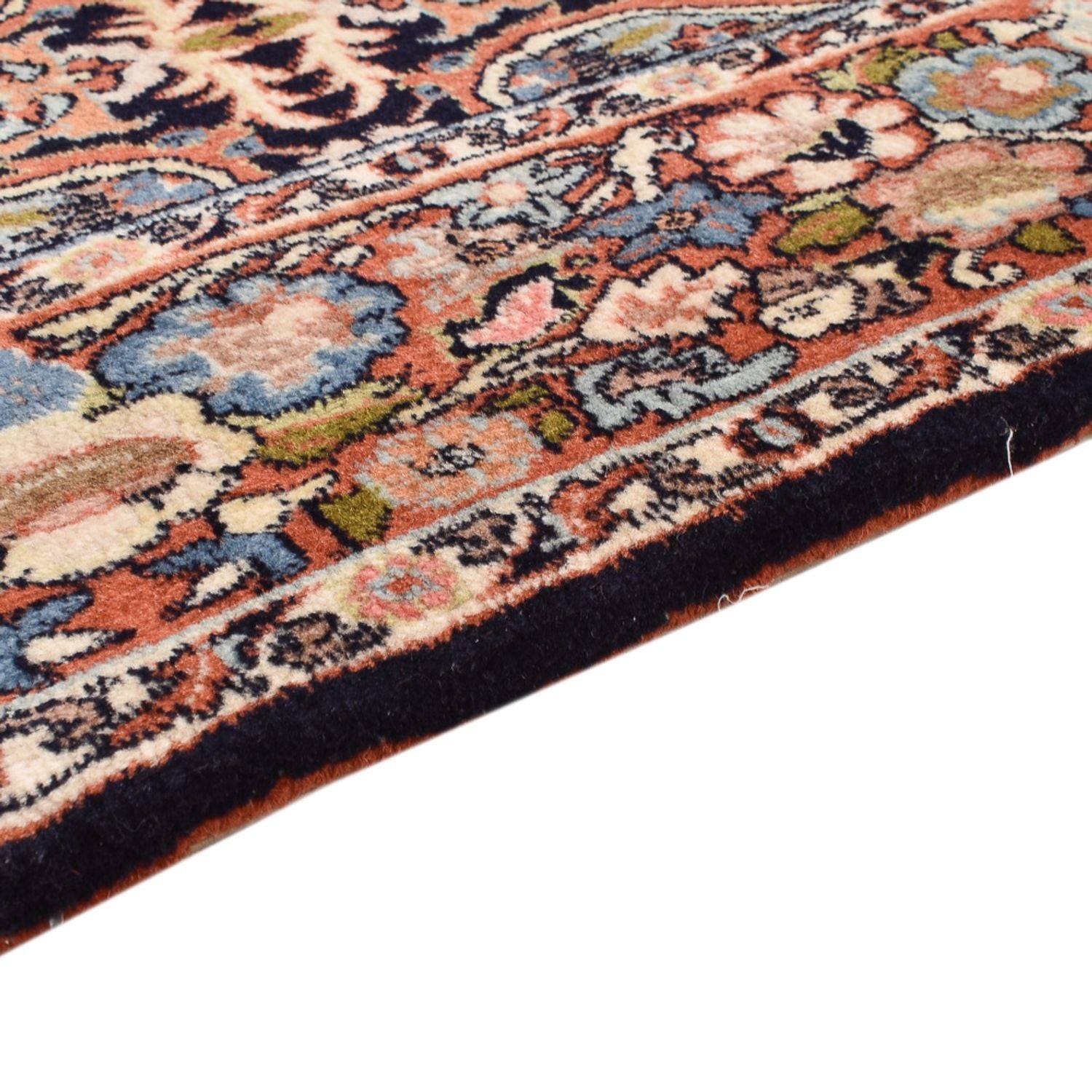 Persisk tæppe - Bijar - 226 x 169 cm - lys mocca