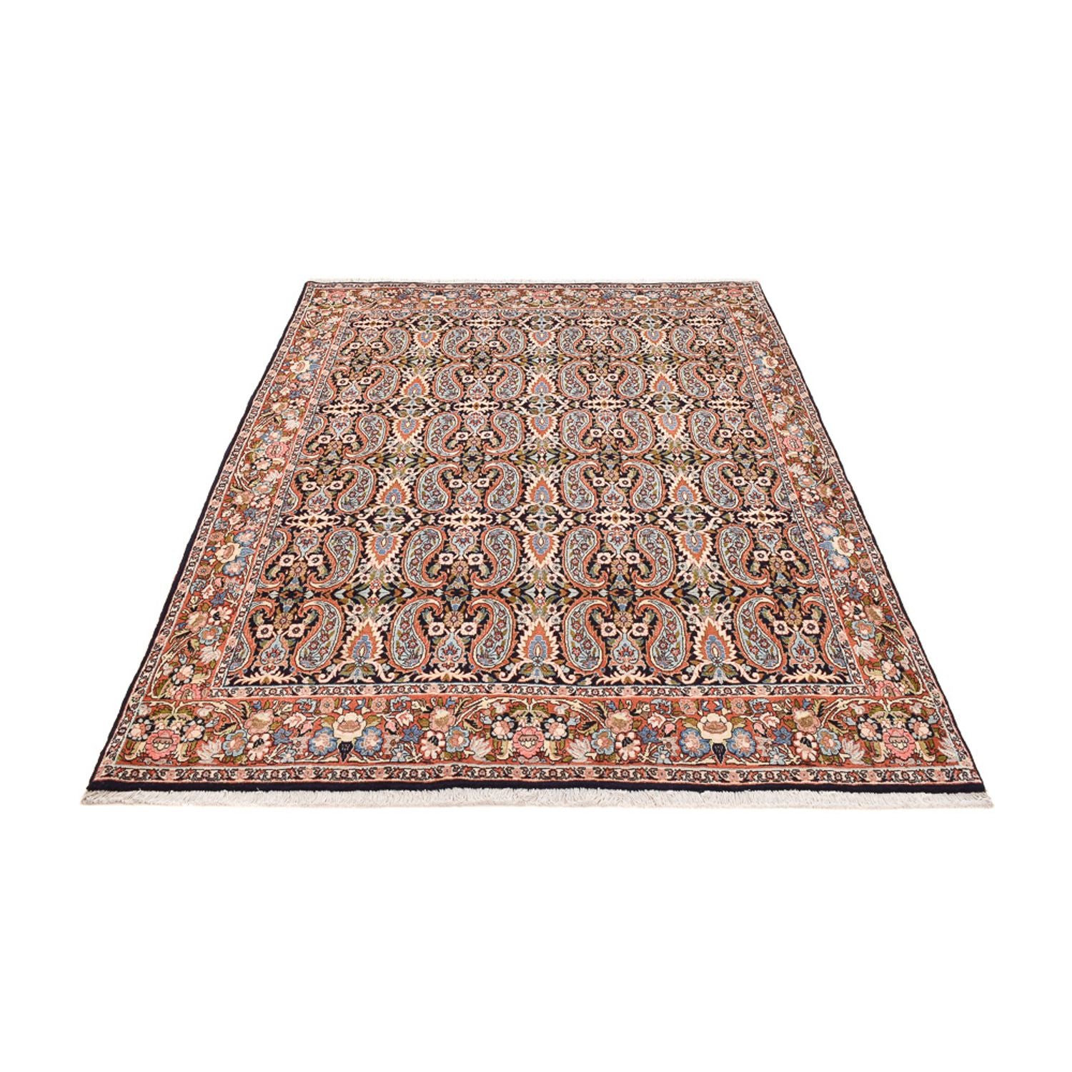 Persisk tæppe - Bijar - 226 x 169 cm - lys mocca