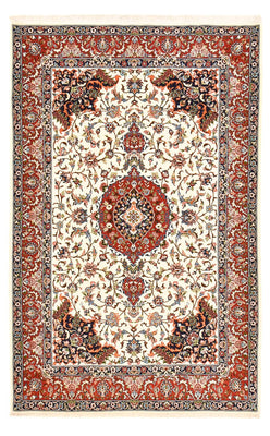Persisk tæppe - Ghom - Royal - 216 x 140 cm - creme