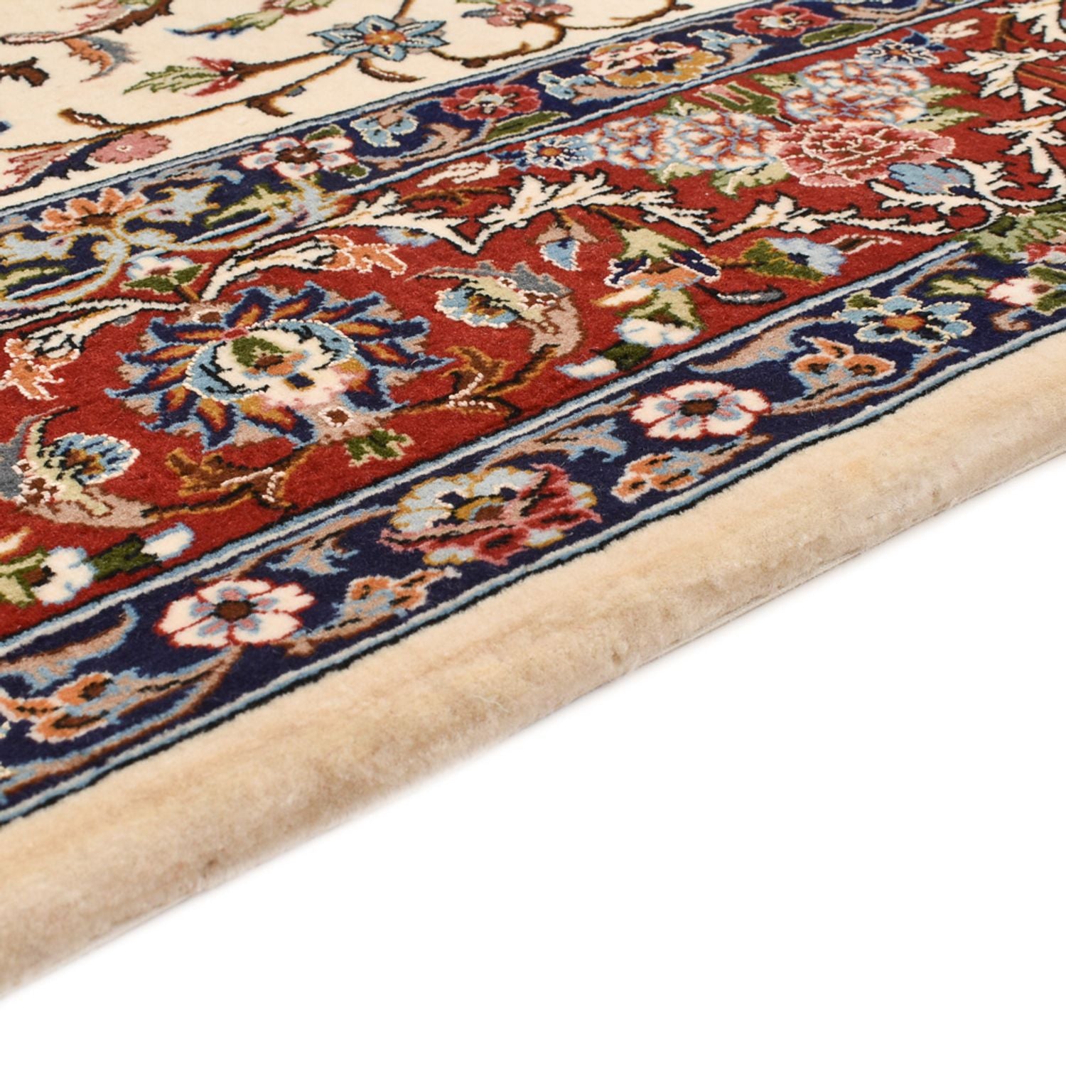 Persisk tæppe - Ghom - Royal - 216 x 140 cm - creme