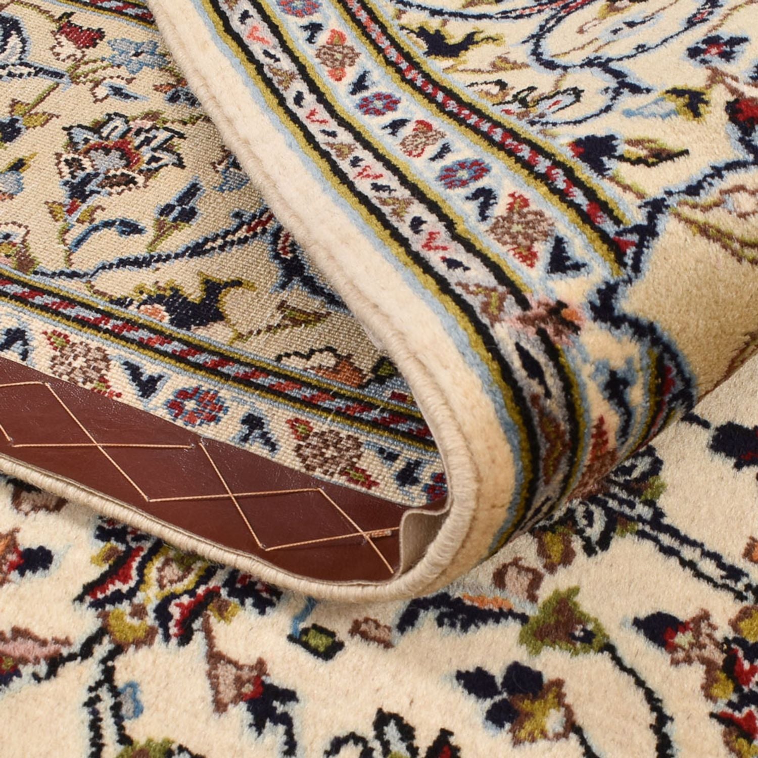 Persisk tæppe - Keshan - Royal - 208 x 135 cm - creme