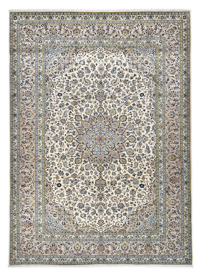 Kashan Tæppe 257x352cm - Persisk tæppe - grå