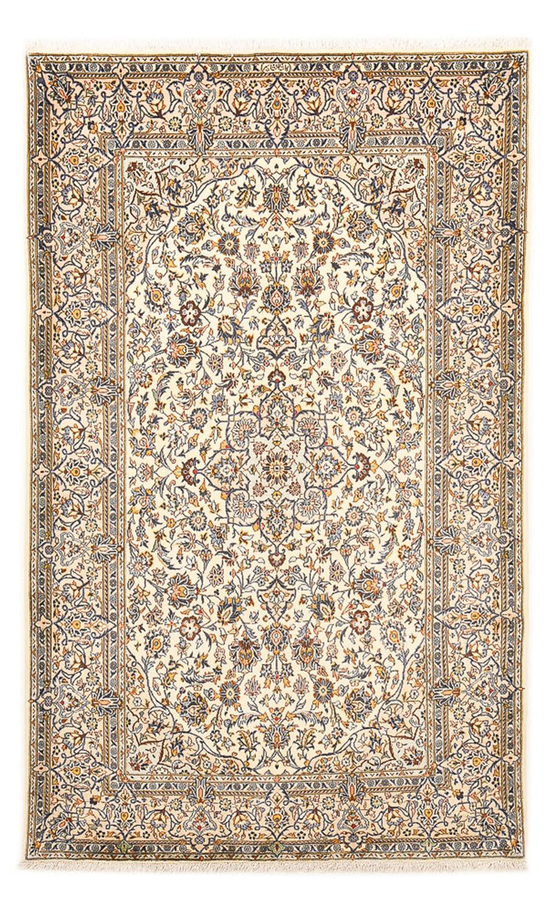 Persisk tæppe - Keshan - 217 x 138 cm - creme