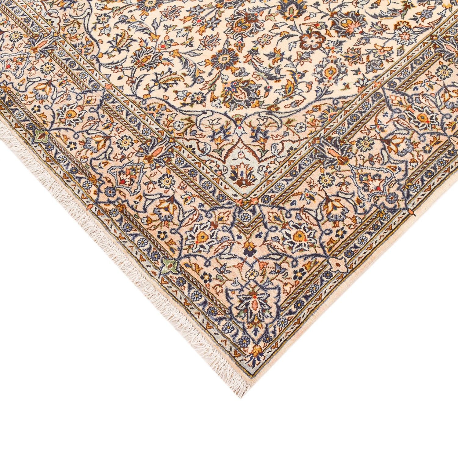 Persisk tæppe - Keshan - 217 x 138 cm - creme