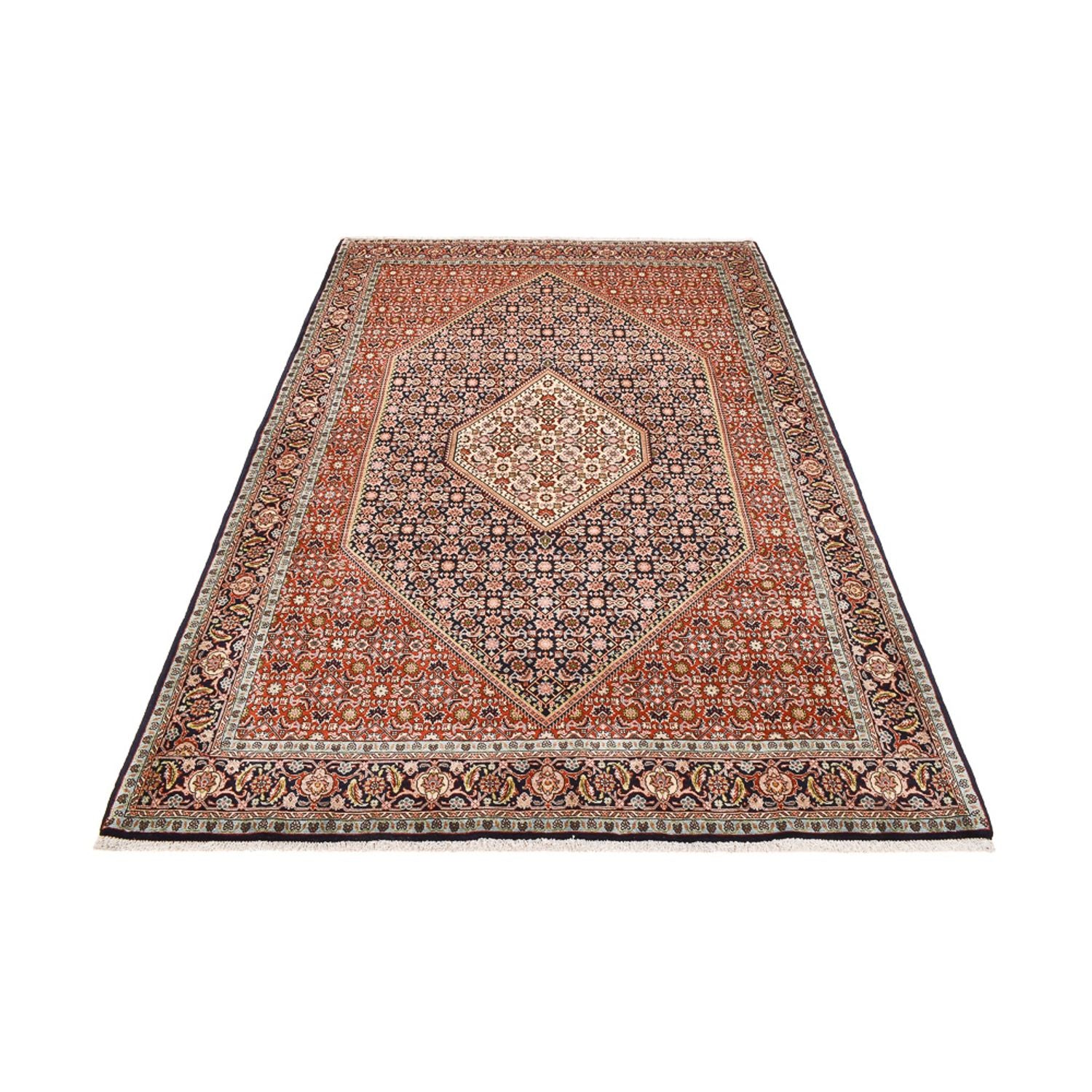 Persisk tæppe - Bijar - 258 x 166 cm - rust