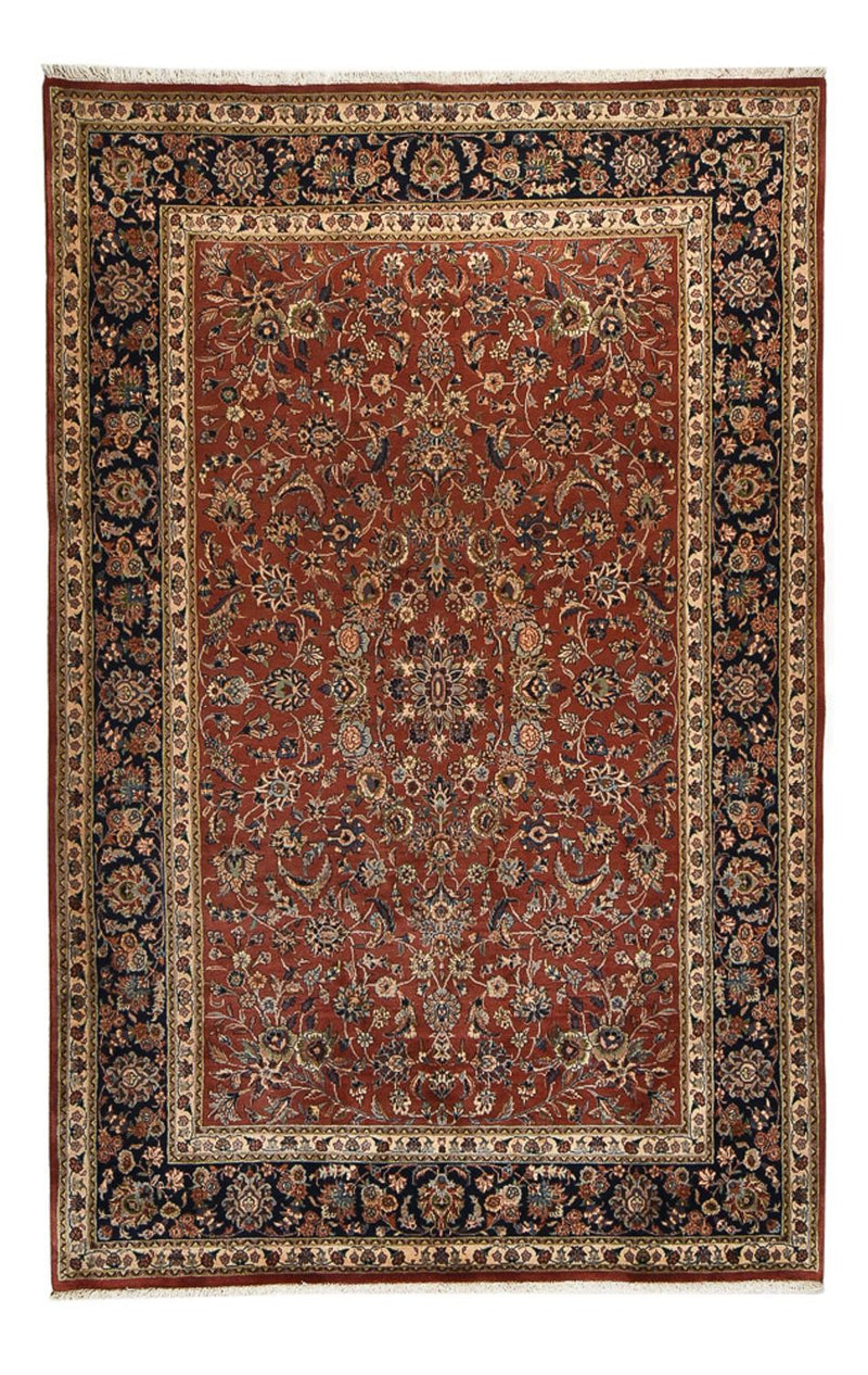 Persisk tæppe - Nomadisk - 296 x 194 cm - mørkerød