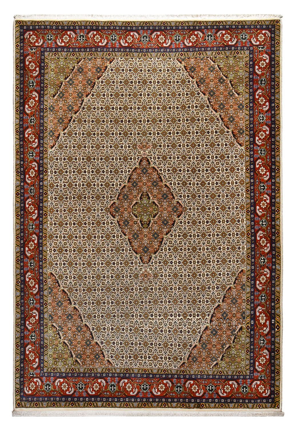 Persisk tæppe - Nomadisk - 290 x 200 cm - beige