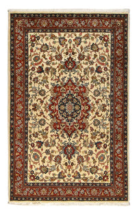 Persisk tæppe - Ghom - Royal - 202 x 131 cm - lys beige