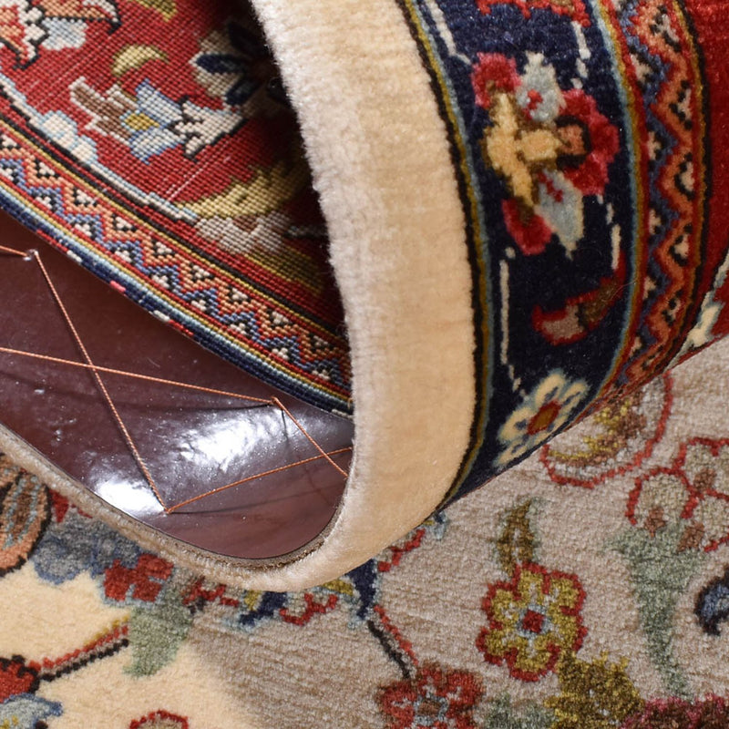 Persisk tæppe - Ghom - Royal - 202 x 131 cm - lys beige