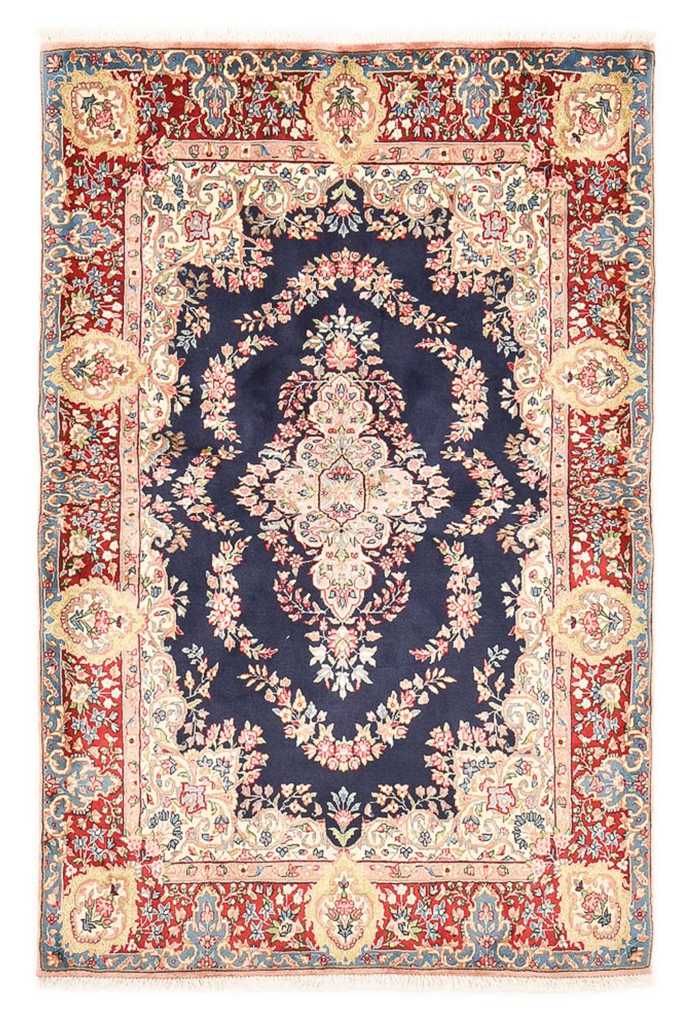 Persisk tæppe - Royal - 183 x 120 cm - mørkeblå