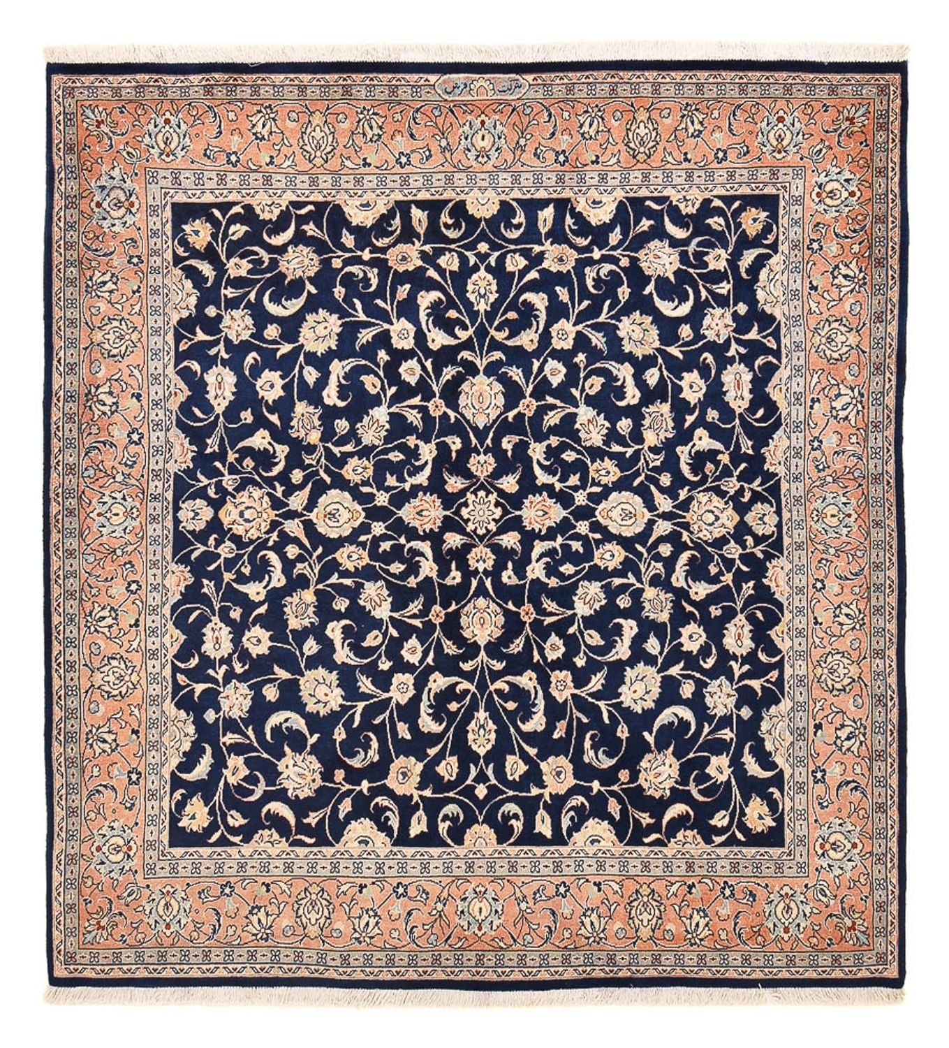 Persisk tæppe - Classic firkantet  - 199 x 183 cm - mørkeblå