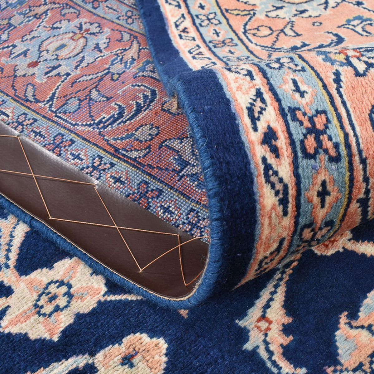 Persisk tæppe - Classic firkantet  - 199 x 183 cm - mørkeblå