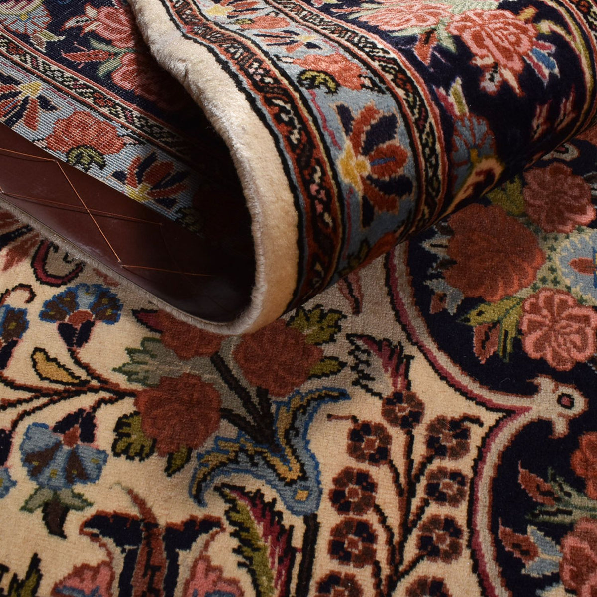 Persisk tæppe - Bijar - 320 x 197 cm - sand