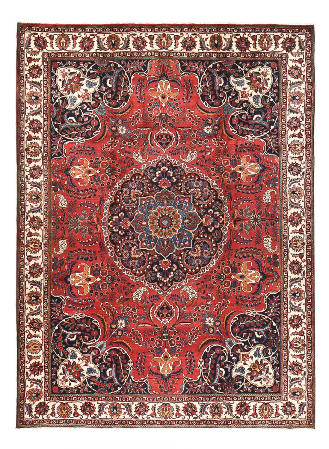 Persisk tæppe - Nomadisk - 440 x 316 cm - rød