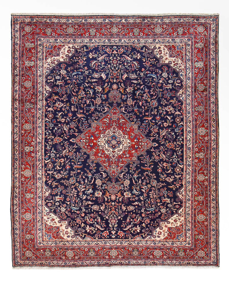 Persisk tæppe - Classic - 377 x 305 cm - mørkeblå