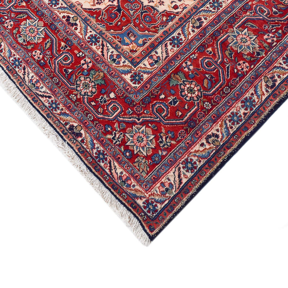 Persisk tæppe - Classic - 377 x 305 cm - mørkeblå