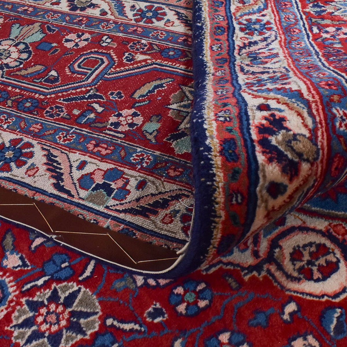 Persisk tæppe - Classic - 377 x 305 cm - mørkeblå