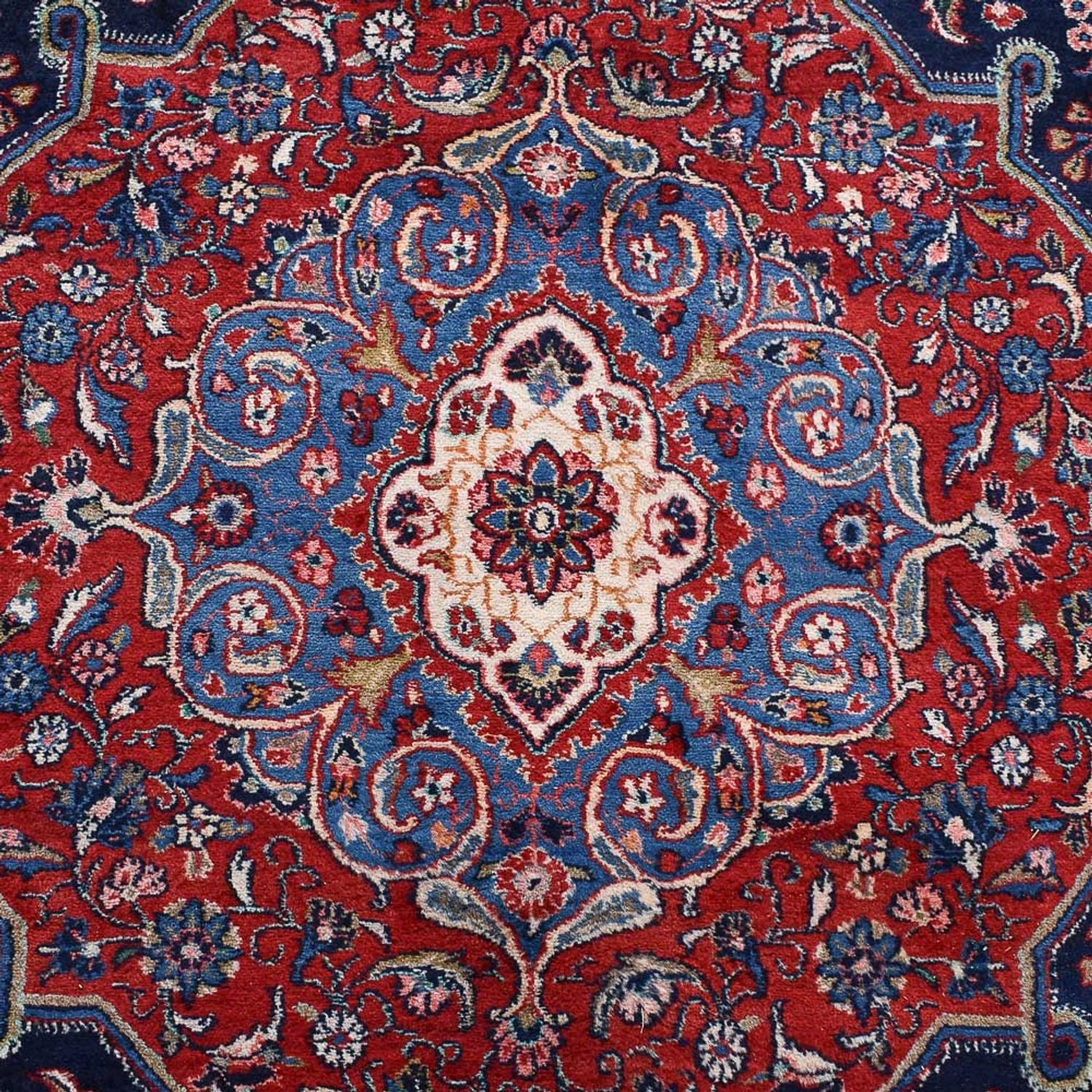 Persisk tæppe - Classic - 438 x 352 cm - mørkerød