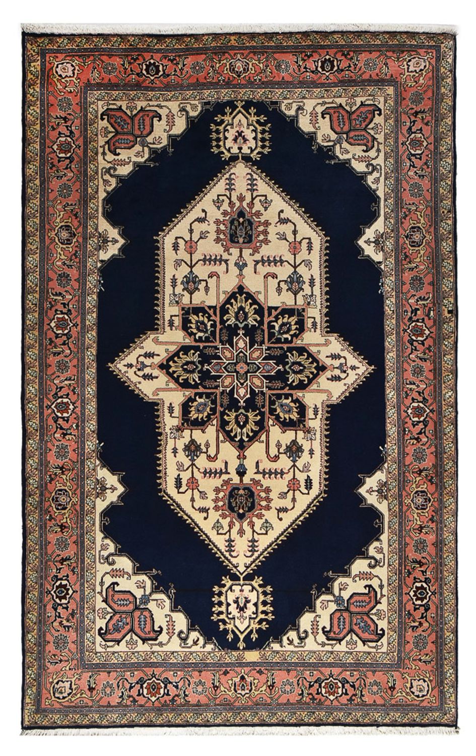 Persisk tæppe - Nomadisk - 297 x 187 cm - mørkeblå