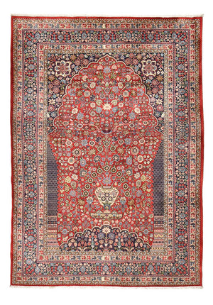 Persisk tæppe - Ghom - 300 x 205 cm - lysrød