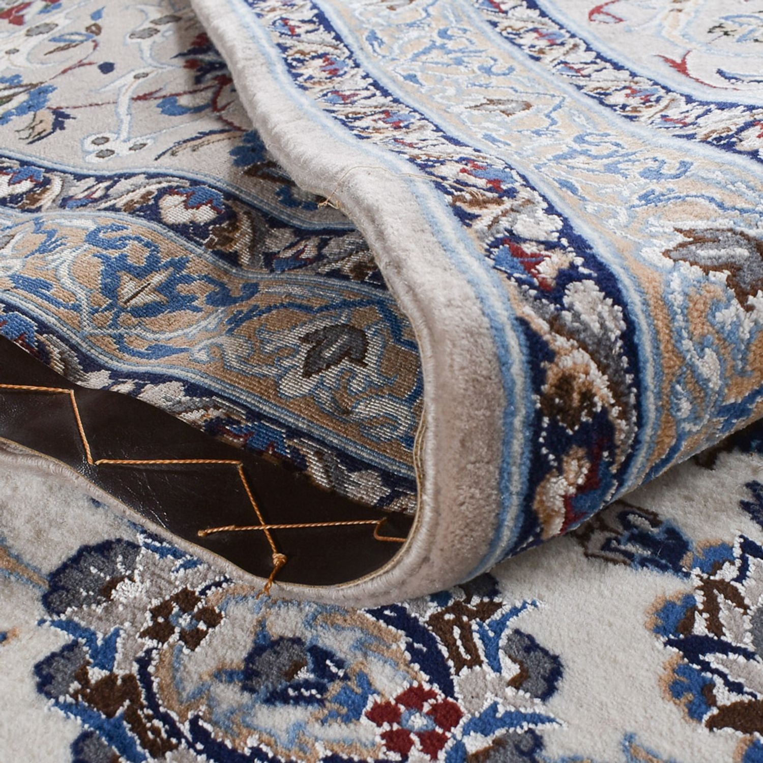 Persisk tæppe - Nain - Premium - 485 x 350 cm - creme