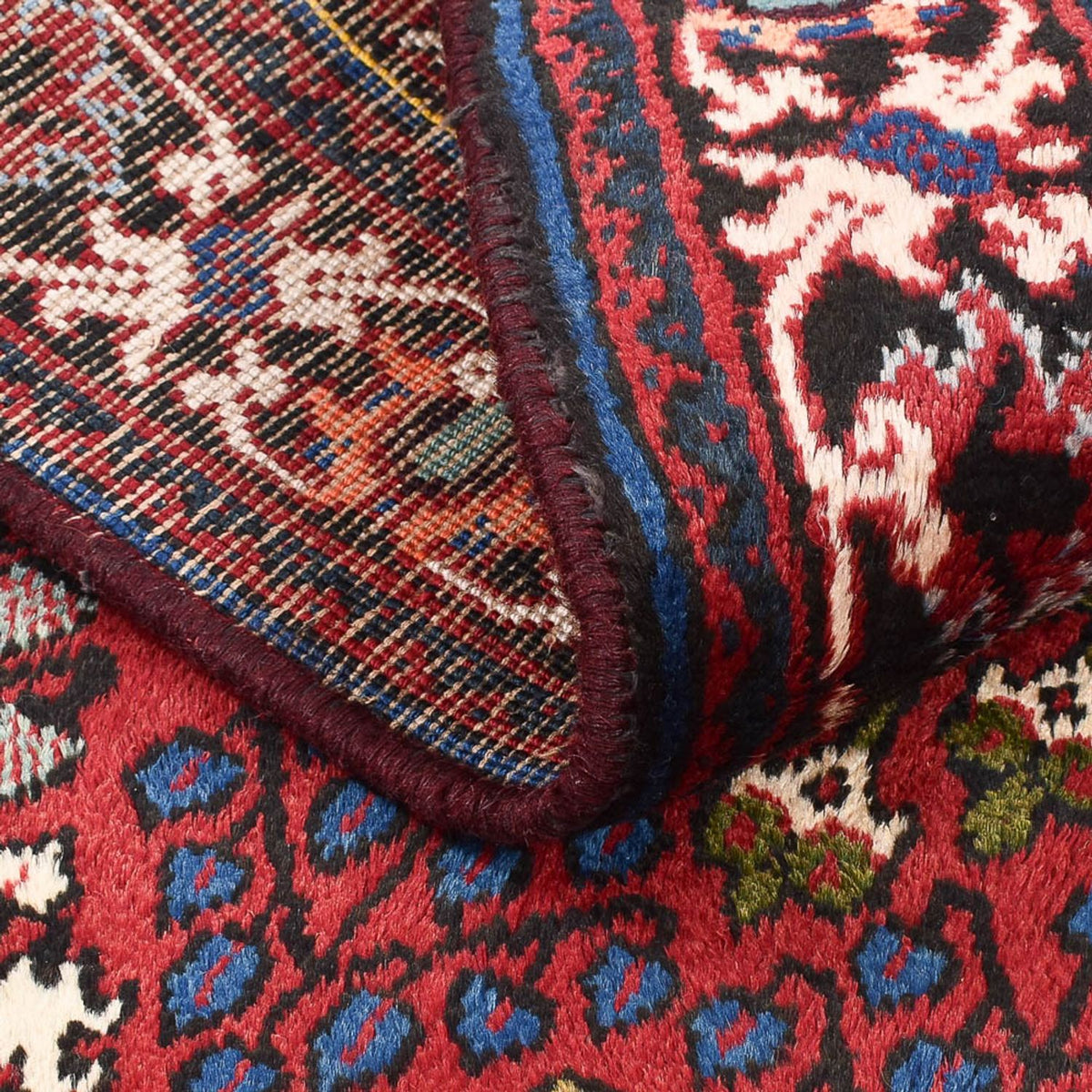 Persisk tæppe - Nomadisk - 164 x 110 cm - rød