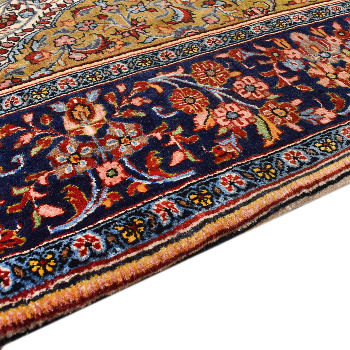 Persisk tæppe - Tabriz - Royal - 210 x 153 cm - karamel