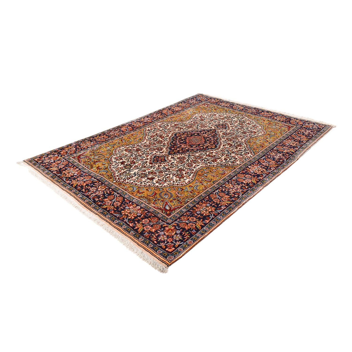 Persisk tæppe - Tabriz - Royal - 210 x 153 cm - karamel
