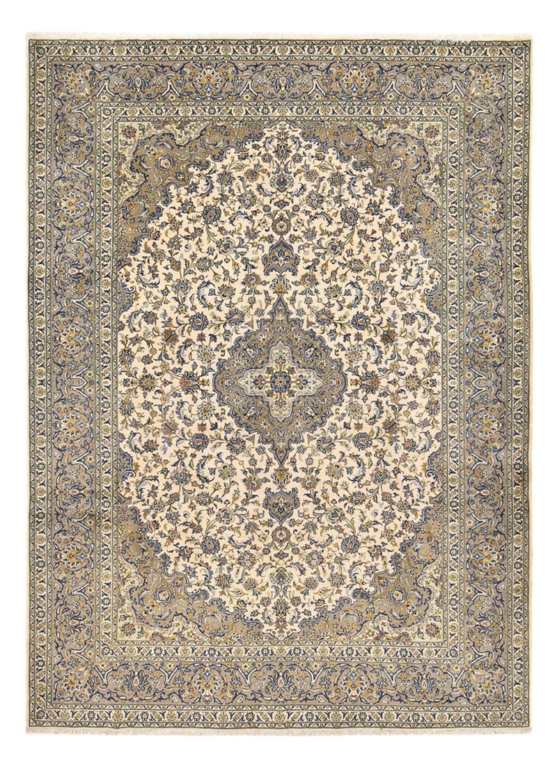 Persisk tæppe - Keshan - 380 x 274 cm - sand