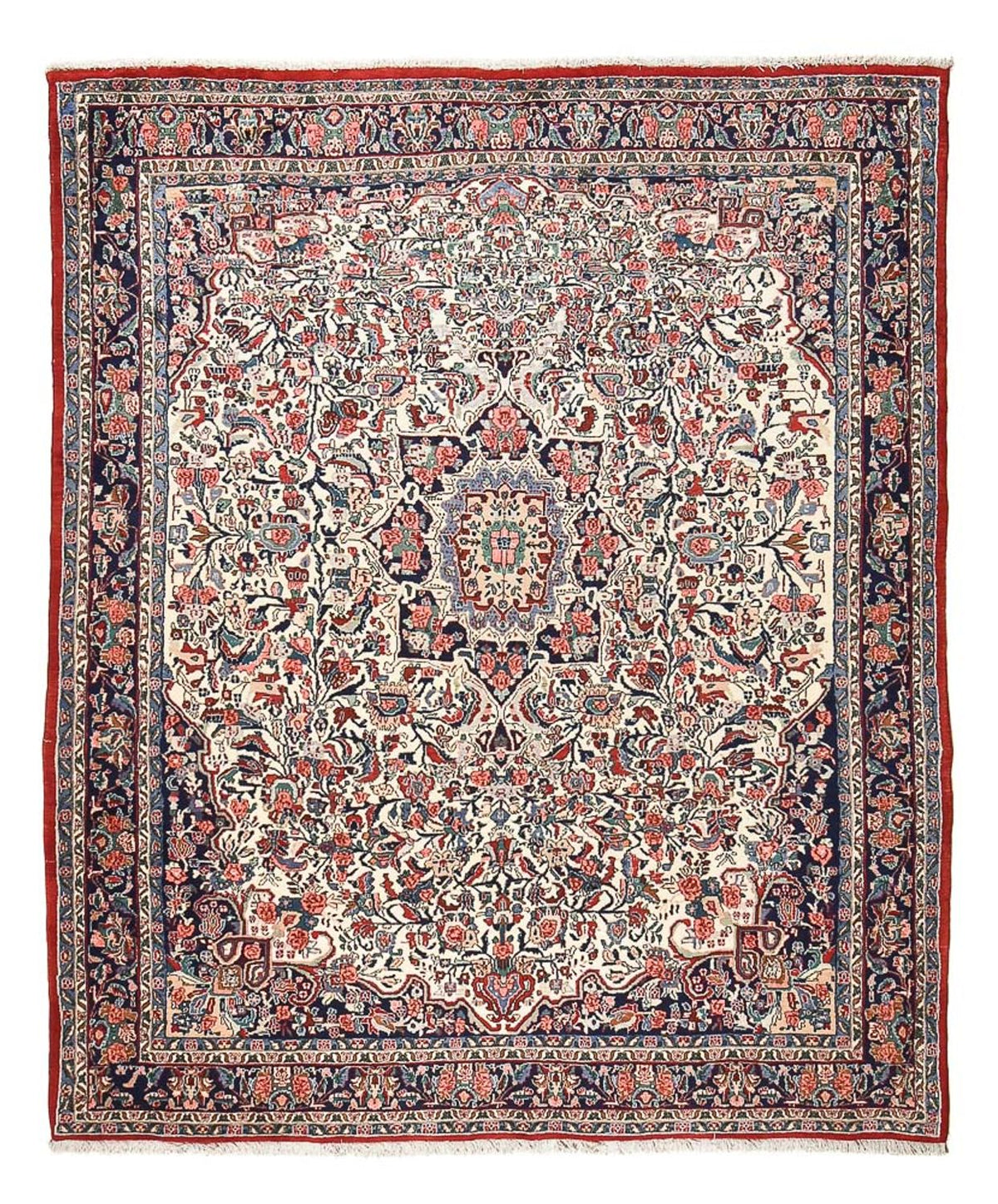 Persisk tæppe - Bijar - 272 x 222 cm - beige