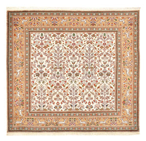Persisk tæppe - Classic firkantet  - 200 x 200 cm - creme