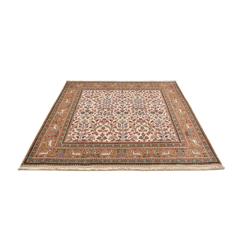 Persisk tæppe - Classic firkantet  - 200 x 200 cm - creme