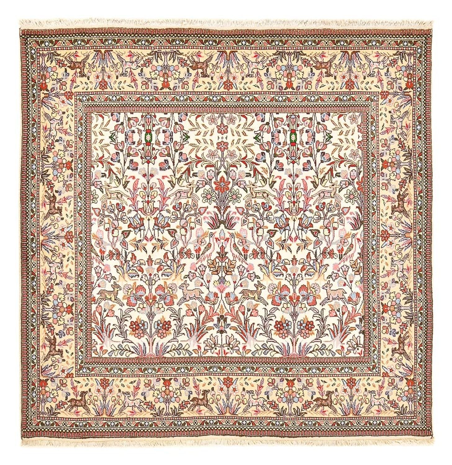 Persisk tæppe - Classic firkantet  - 212 x 205 cm - creme