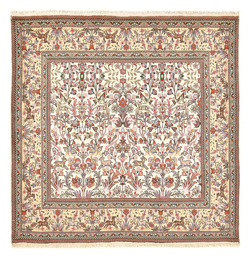 Persisk tæppe - Classic firkantet  - 212 x 205 cm - creme