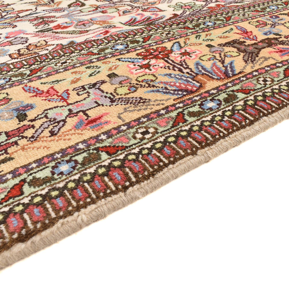 Persisk tæppe - Classic firkantet  - 212 x 205 cm - creme